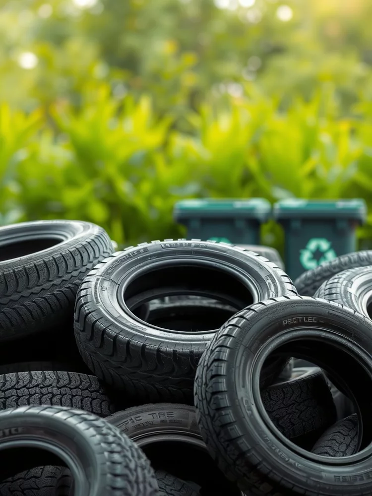 Recyclage des pneus à Rennes