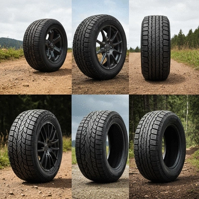 Image de pneus adaptés à différents usages