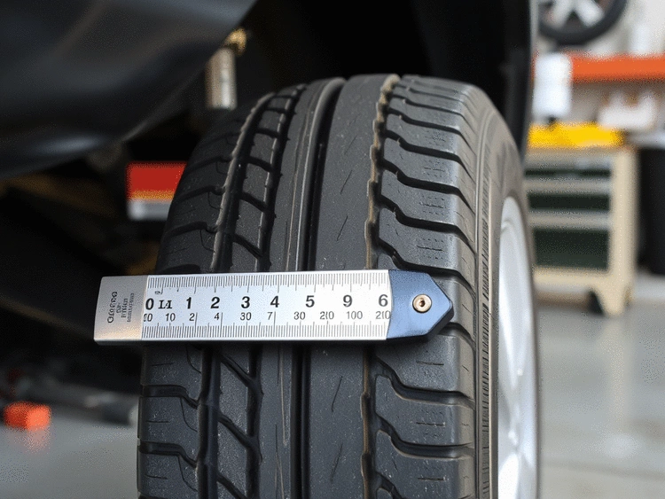 Quand et comment contrôler la profondeur de sculpture des pneus ?